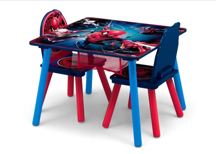 Marvel Spider-Man Table with 2 Chairs