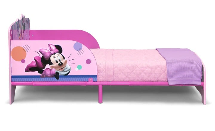 Minnie Mouse Wood & Metal Toddler Bed