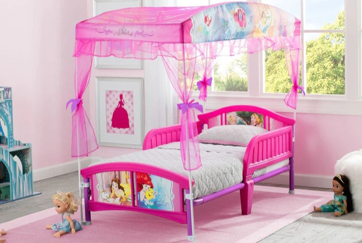 Disney Princess Canopy Toddler Bed