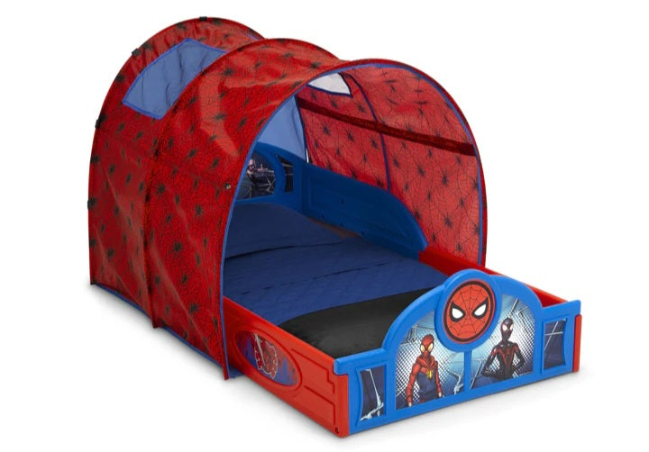 Spider-Man Sleep and Play Toddler Bed with Tent