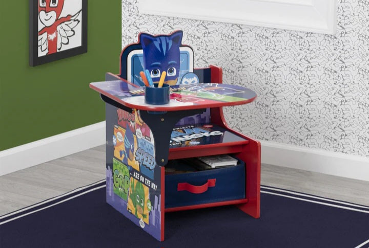 PJ Masks Chair Desk with Storage Bin
