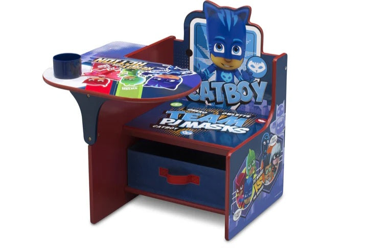 PJ Masks Chair Desk with Storage Bin