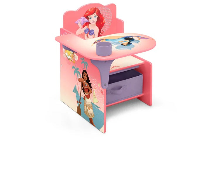 Princess Chair Desk with Storage Bin