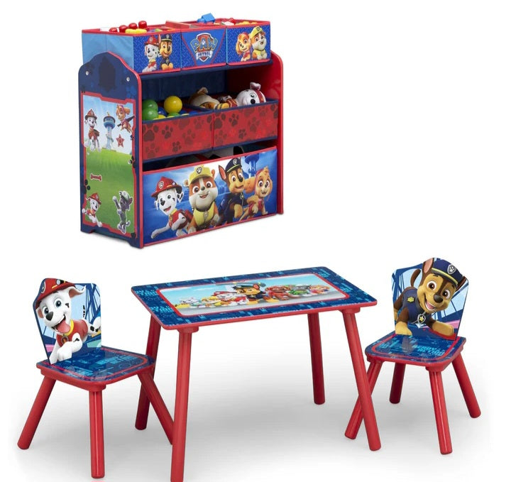 PAW Patrol 4-Piece Playroom Solution Set