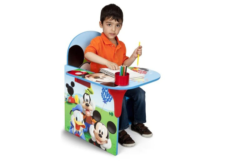 Mickey Mouse Chair Desk with Storage Bin