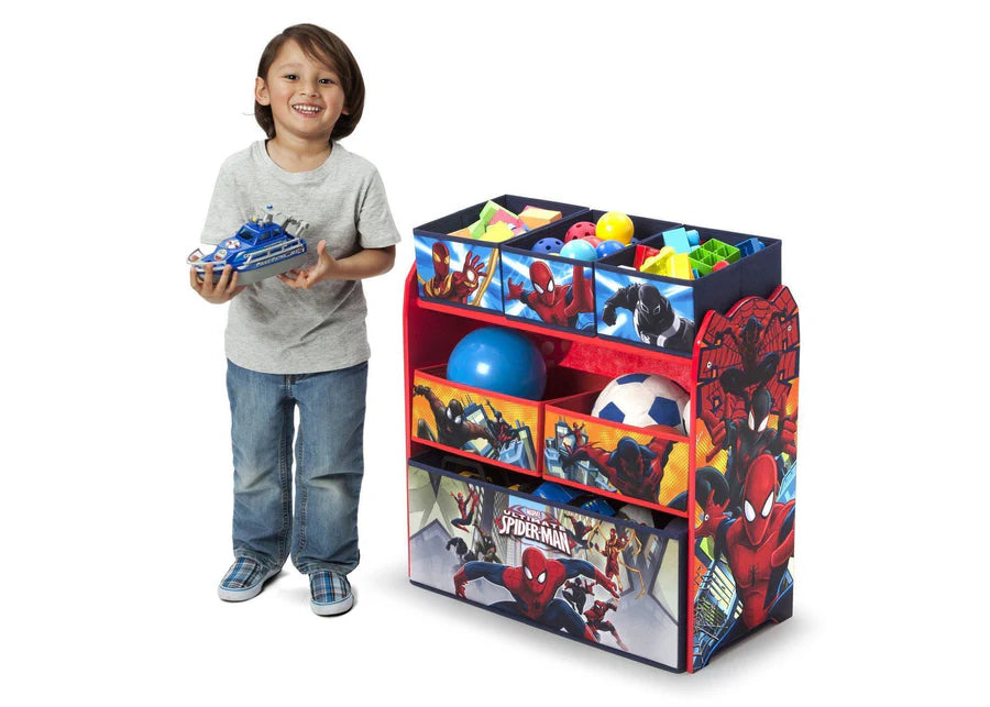 Spider-Man Multi-Bin Toy Organizer