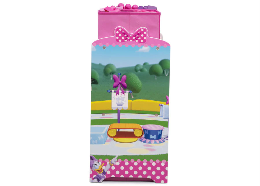 Disney Minnie Mouse Design and Store 6-Bin Toy Organizer