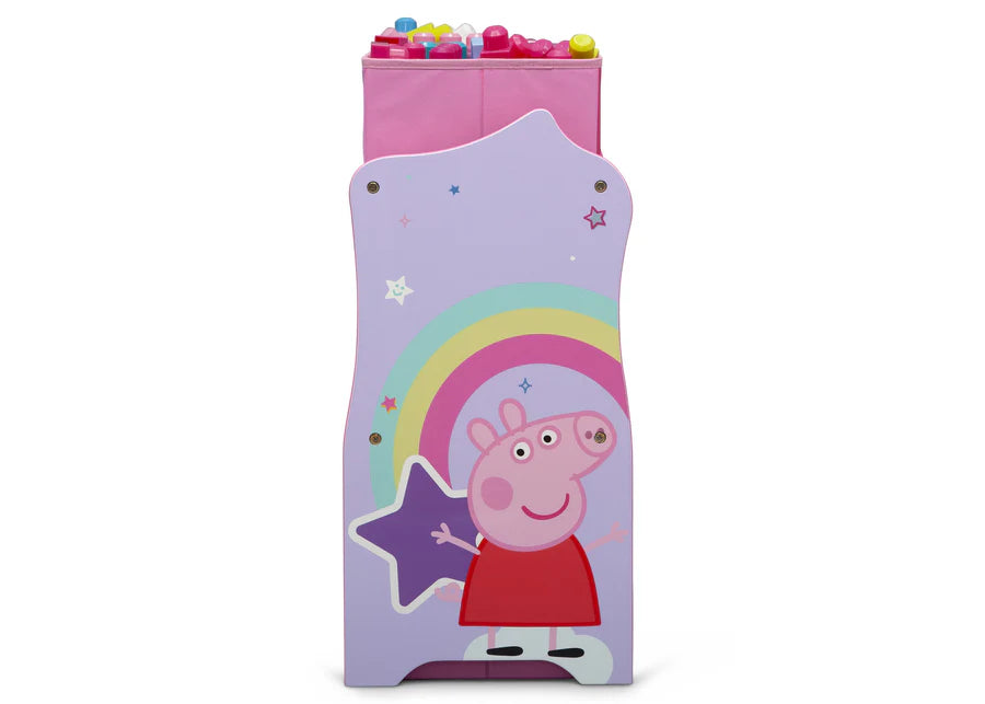 Peppa Pig 6-Bin Design and Store Toy Organizer