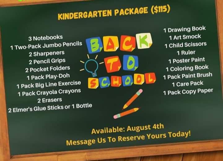 Kindergarten  Packages