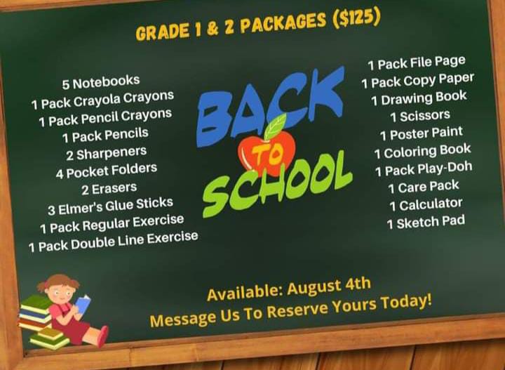 Grade one an two Packages